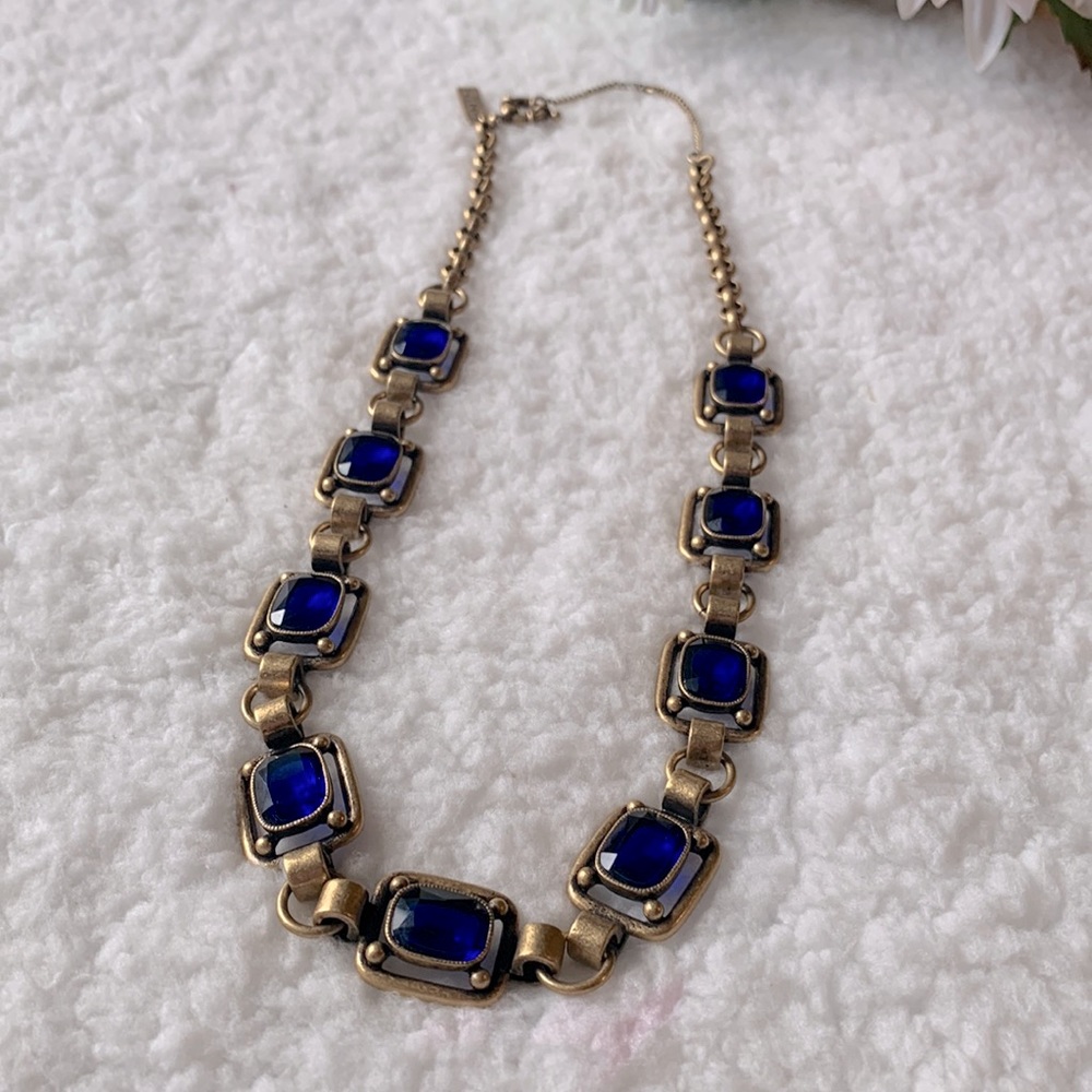Madewell Royal Blue/Gold Necklace